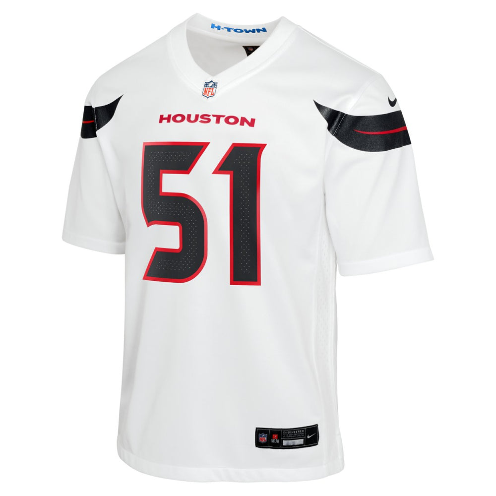 Nike Will Anderson Jr. Houston Texans Youth Game Jersey White