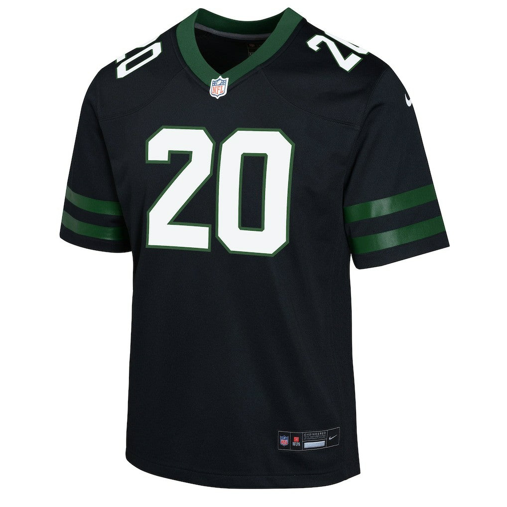 Nike Breece Hall New York Jets Youth Game Jersey Black