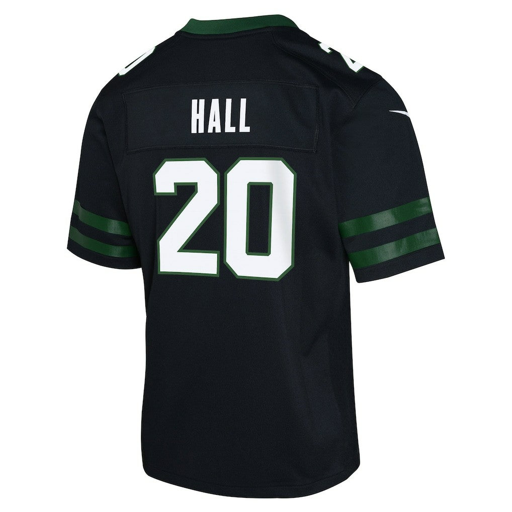Nike Breece Hall New York Jets Youth Game Jersey Black
