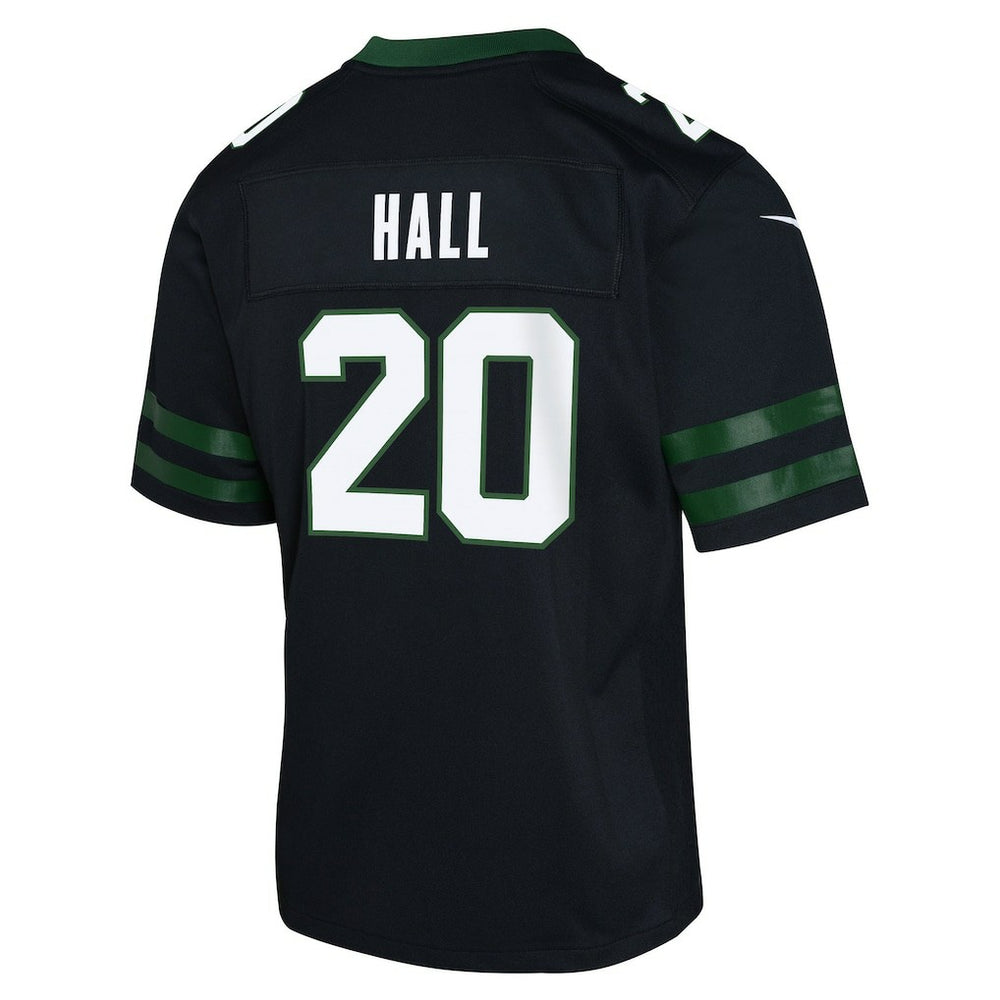 Nike Breece Hall New York Jets Youth Game Jersey Black