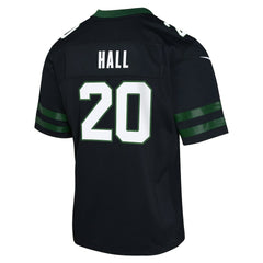 Nike Breece Hall New York Jets Youth Game Jersey Black