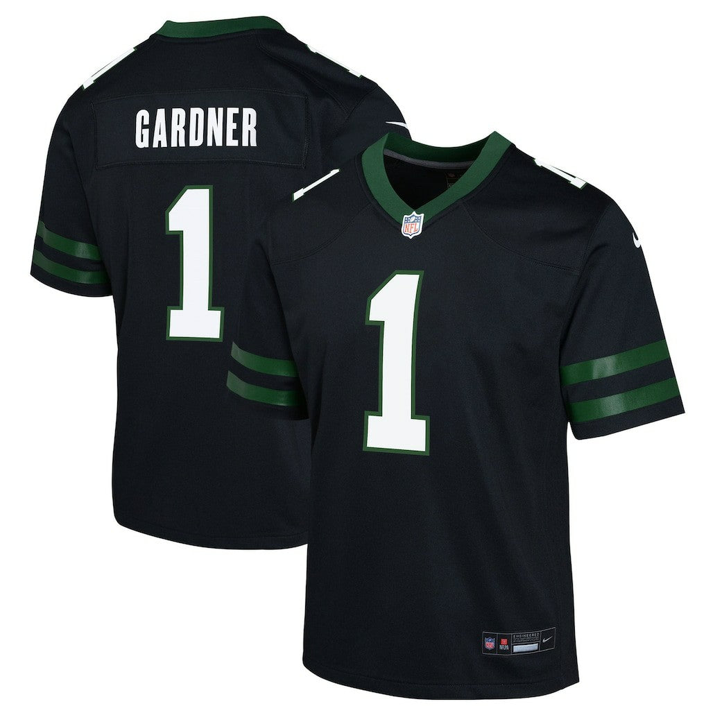 Nike Ahmad Sauce Gardner New York Jets Youth Game Jersey Black