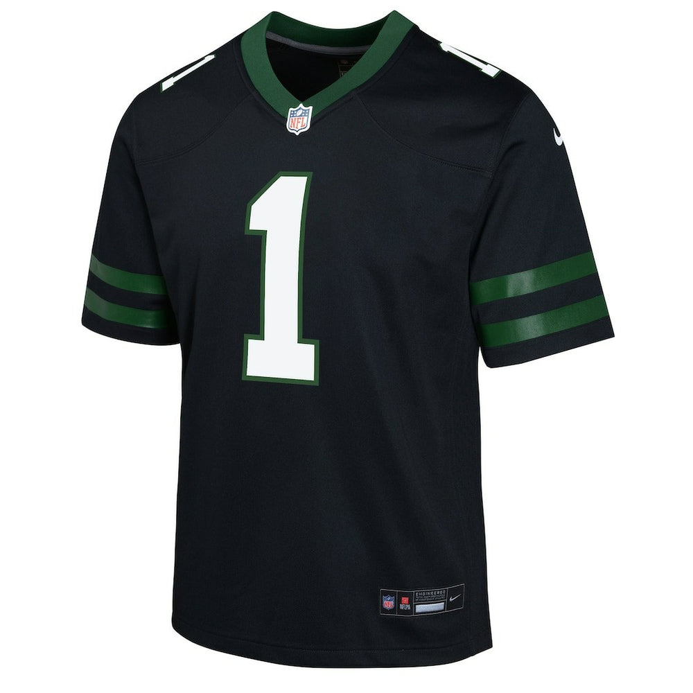 Nike Ahmad Sauce Gardner New York Jets Youth Game Jersey Black