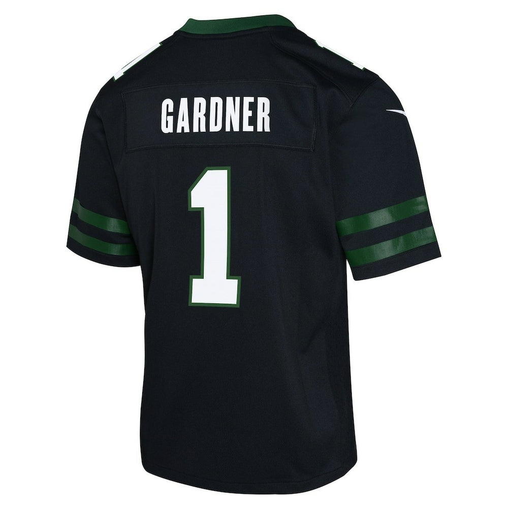 Nike Ahmad Sauce Gardner New York Jets Youth Game Jersey Black