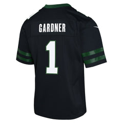Nike Ahmad Sauce Gardner New York Jets Youth Game Jersey Black