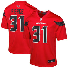 Nike Dameon Pierce Houston Texans Youth Game Jersey Red