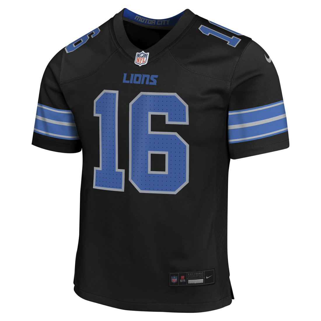 Nike Jared Goff Detroit Lions Youth Game Jersey Black