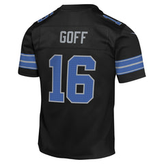 Nike Jared Goff Detroit Lions Youth Game Jersey Black