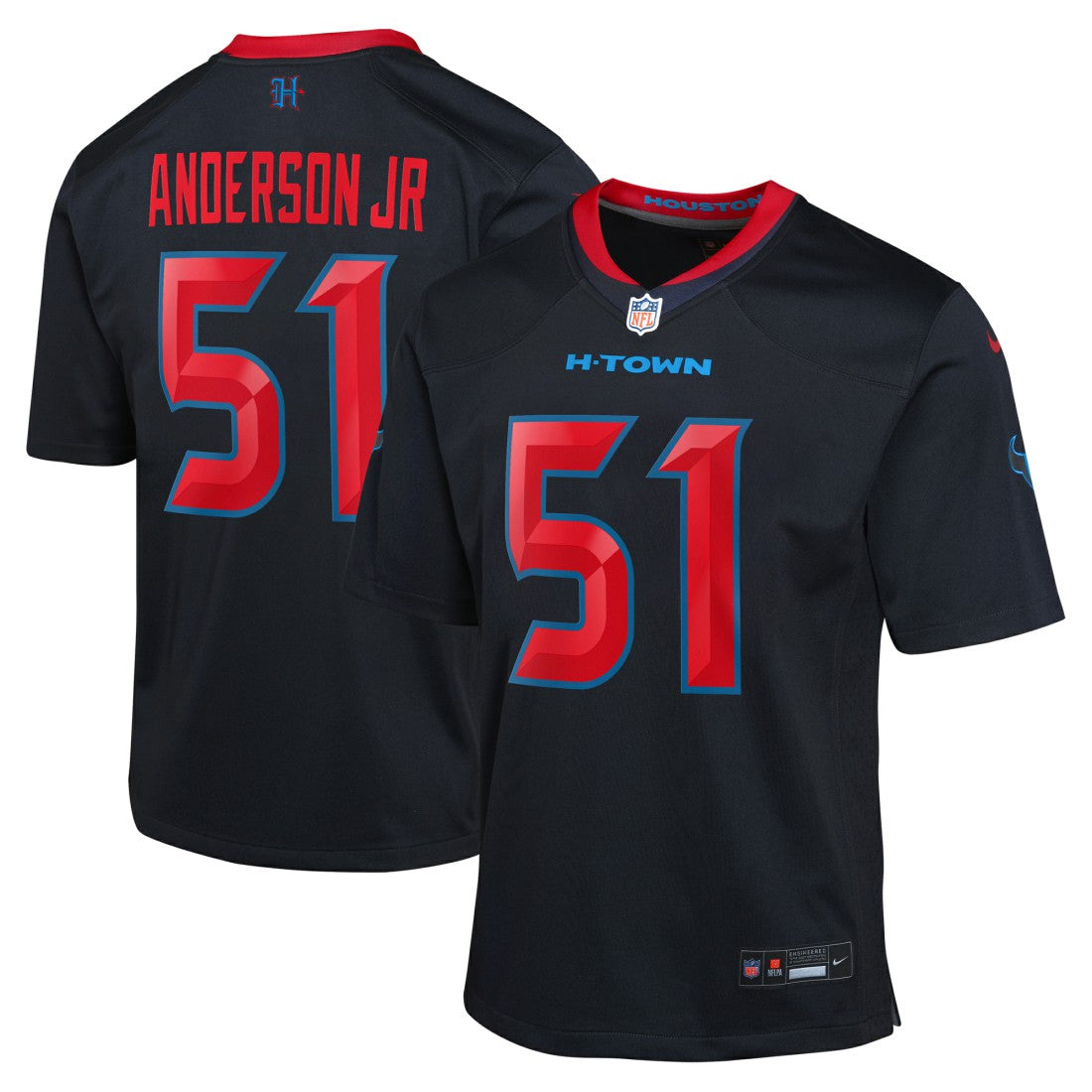 Nike Will Anderson Jr. Houston Texans Youth Game Jersey Navy