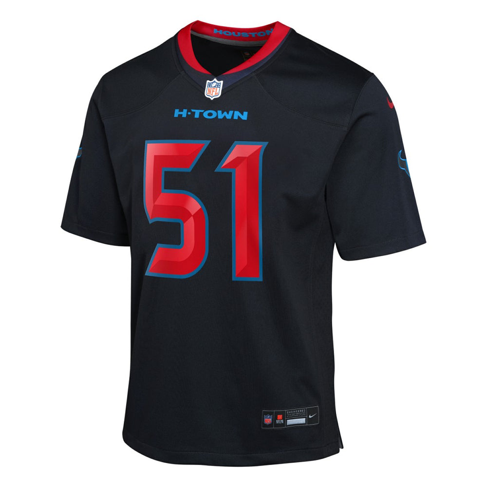 Nike Will Anderson Jr. Houston Texans Youth Game Jersey Navy