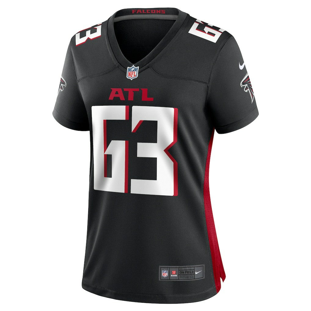 Nike Chris Lindstrom Atlanta Falcons Women's Team Game Jersey Black