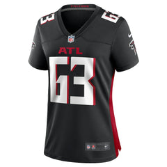 Nike Chris Lindstrom Atlanta Falcons Women's Team Game Jersey Black