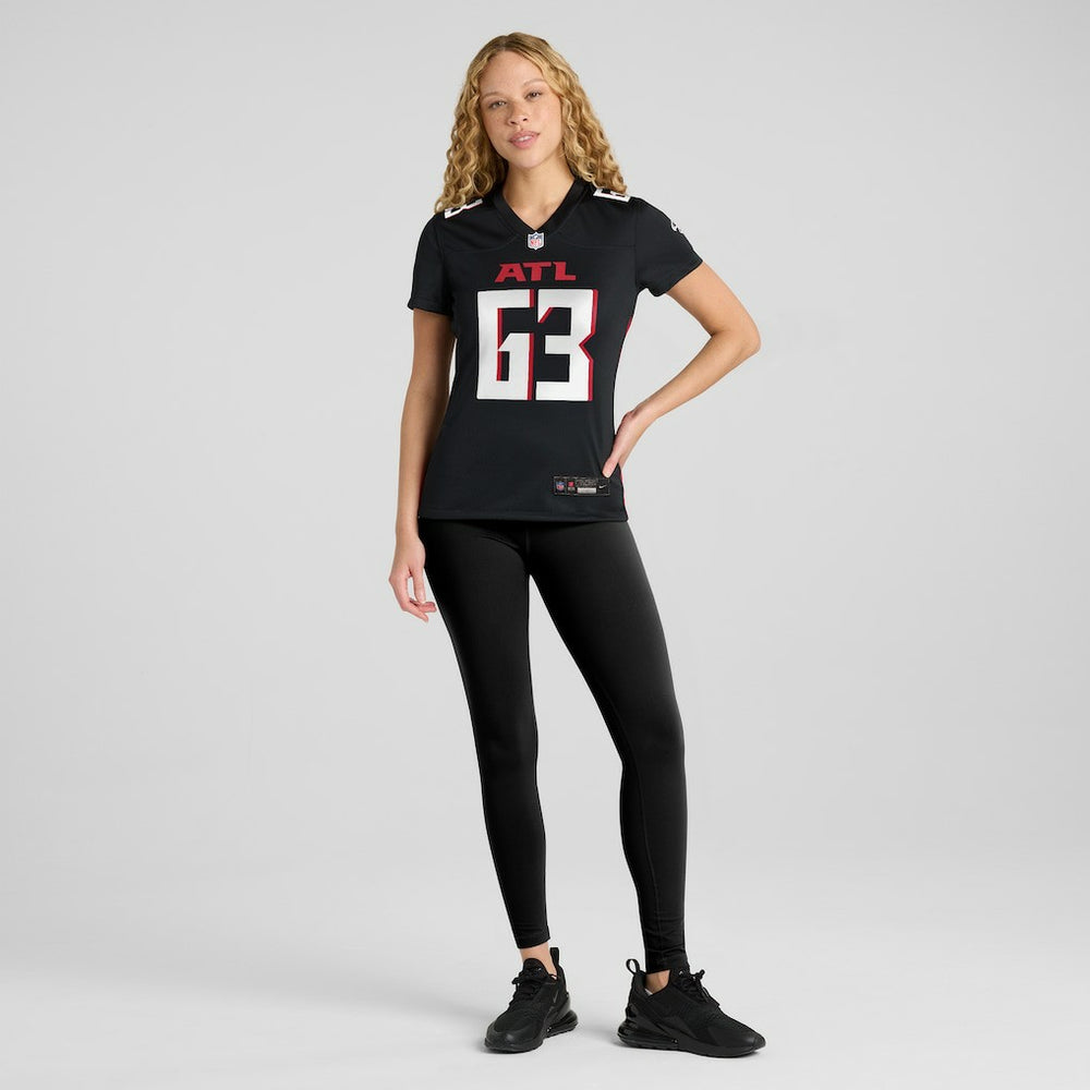 Nike Chris Lindstrom Atlanta Falcons Women's Team Game Jersey Black