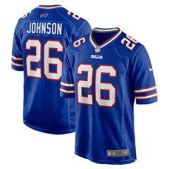 Nike Ty Johnson Buffalo Bills Team Game Jersey Royal