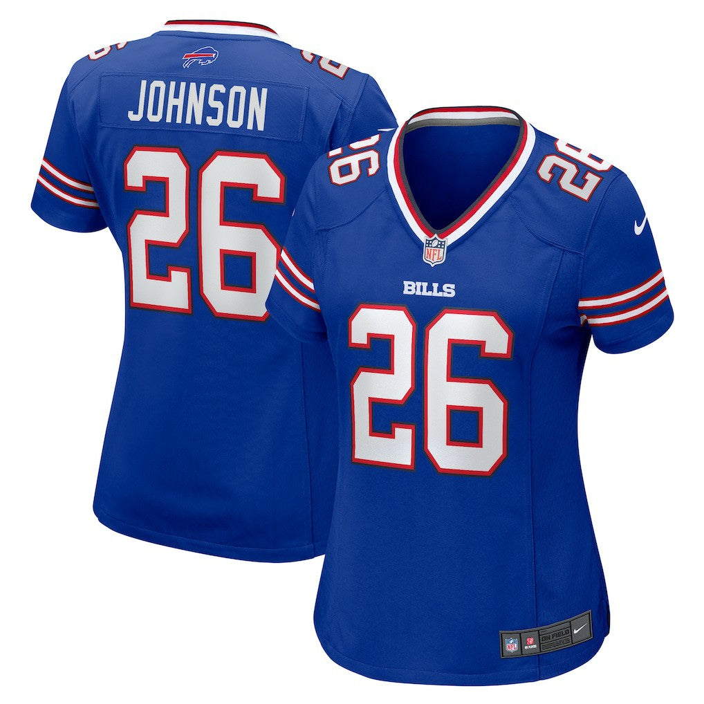 Nike Ty Johnson Buffalo Bills Women's Team Game Jersey Royal