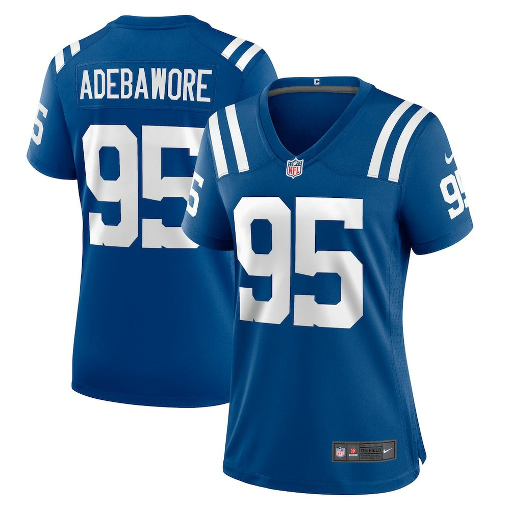 Nike Adetomiwa Adebawore Indianapolis Colts Women's Team Game Jersey Royal