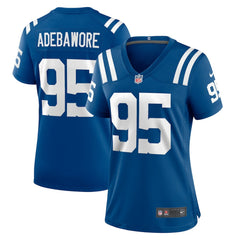 Nike Adetomiwa Adebawore Indianapolis Colts Women's Team Game Jersey Royal