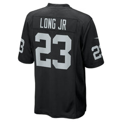 Nike David Long Jr. Las Vegas Raiders Team Game Jersey Black