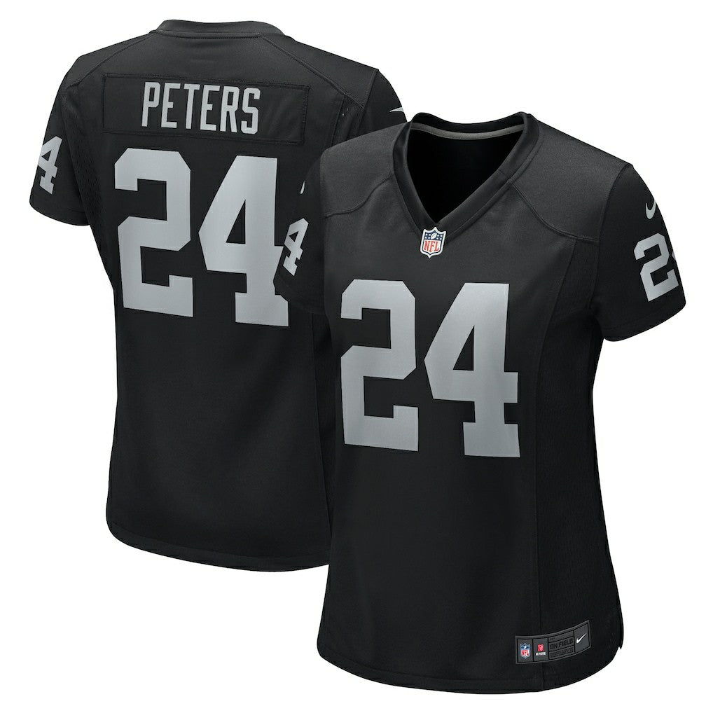Nike Marcus Peters Las Vegas Raiders Women's Team Game Jersey Black