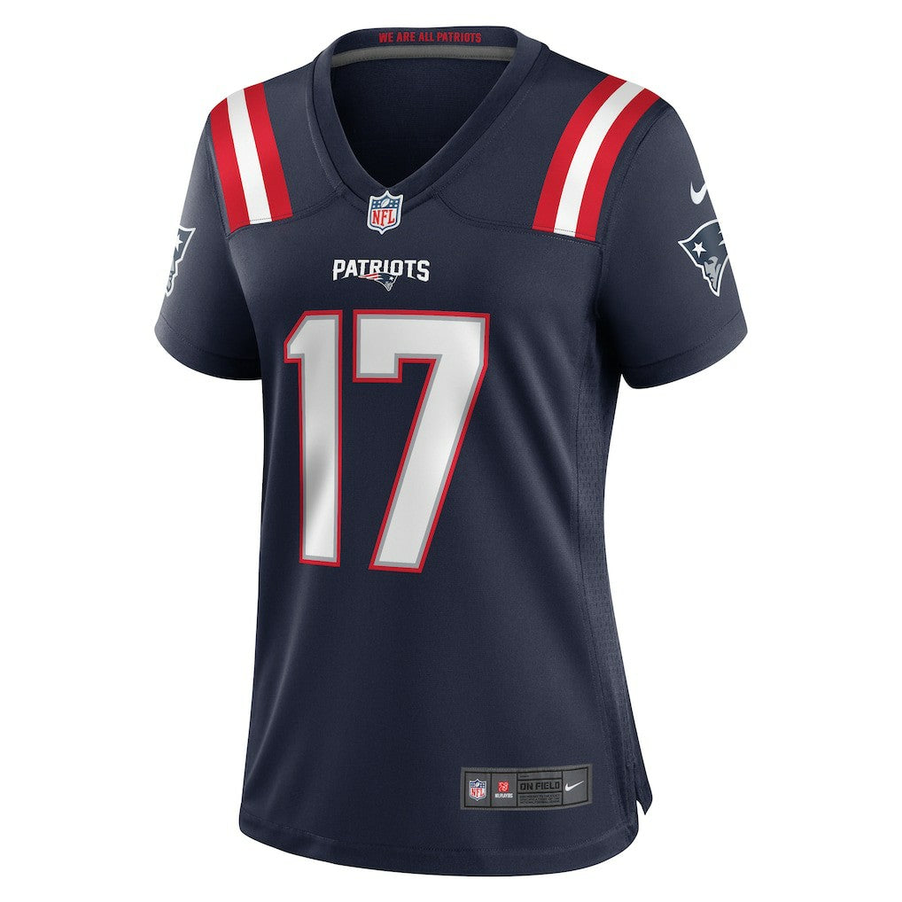 Nike Bryce Baringer New England Patriots Women's Game Jersey Navy