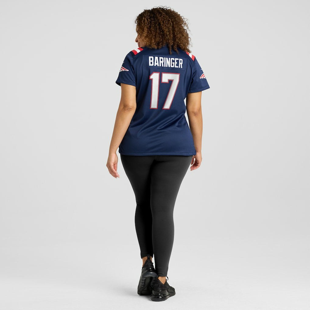 Nike Bryce Baringer New England Patriots Women's Game Jersey Navy
