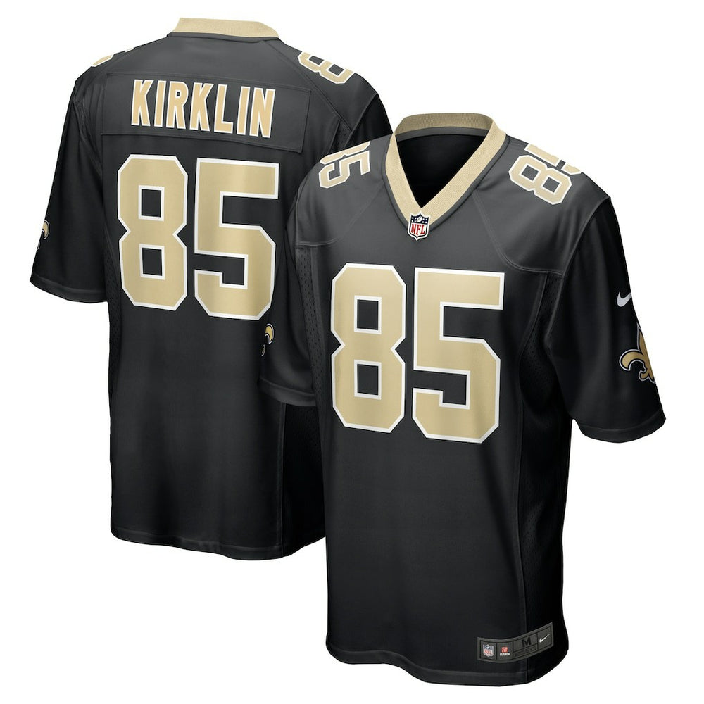 Nike Jontre Kirklin New Orleans Saints Team Game Jersey Black