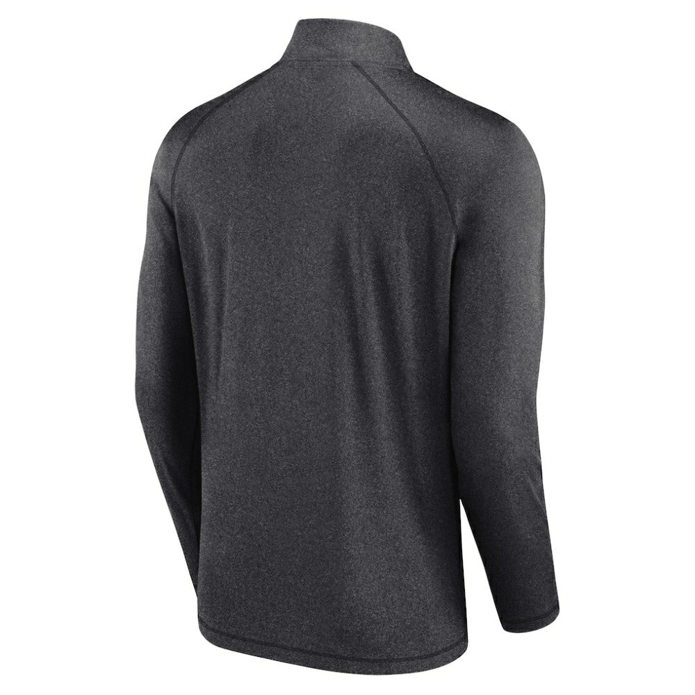 Chicago White Sox Profile Big & Tall Raglan Quarter-Zip Top - Black - MLB Lifestyle