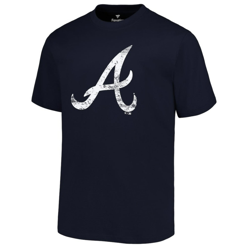 Atlanta Braves Profile Big & Tall Primary Logo T-Shirt - Navy - MLB Sale