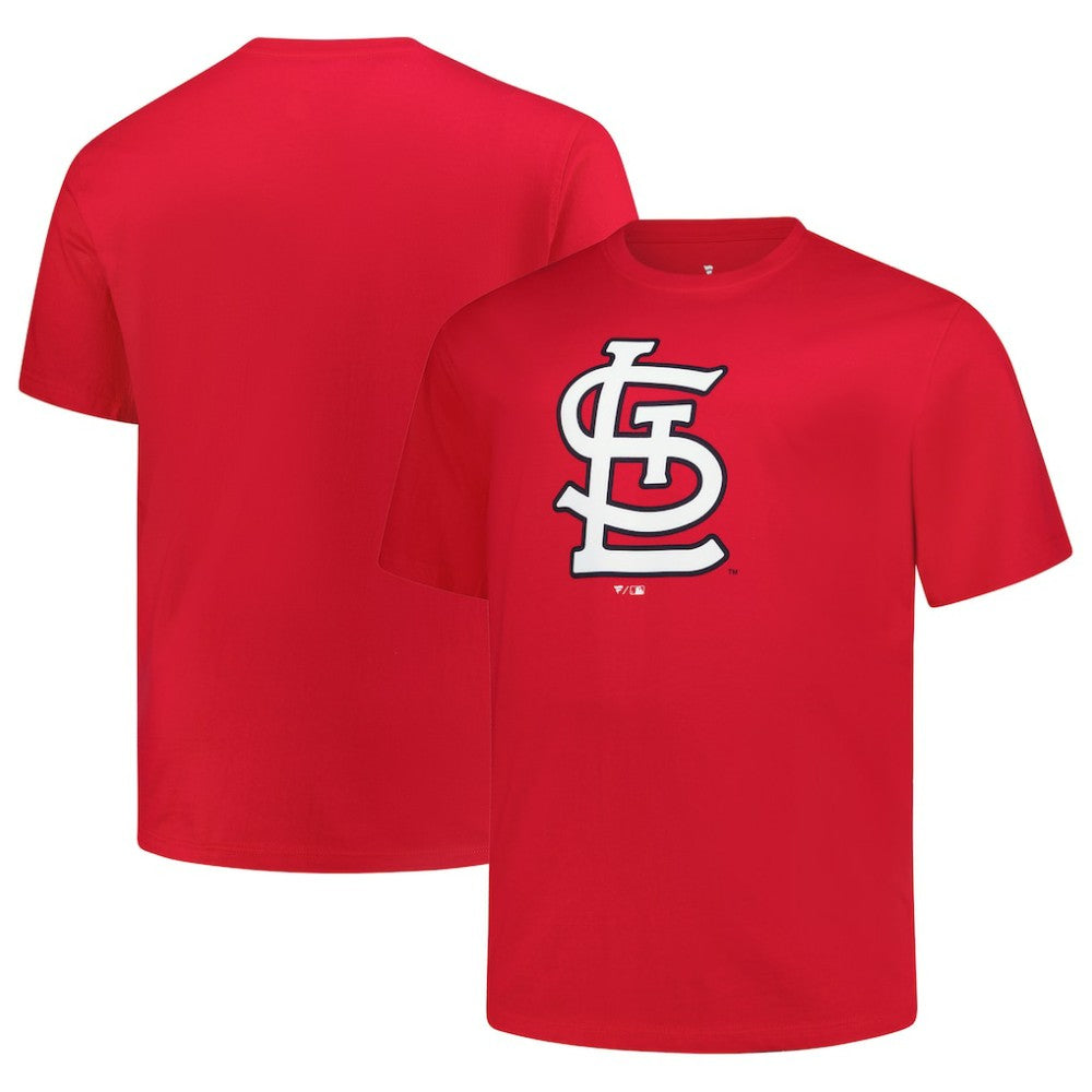 St. Louis Cardinals Profile Big & Tall Primary Logo T-Shirt - Navy - MLB Lifestyle