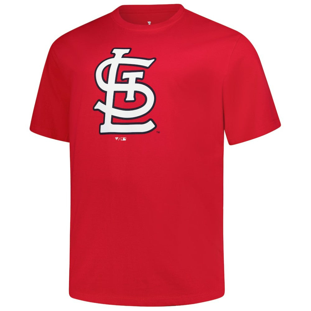 St. Louis Cardinals Profile Big & Tall Primary Logo T-Shirt - Navy - MLB Lifestyle