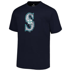 Seattle Mariners Profile Big & Tall Primary Logo T-Shirt - Navy - MLB on Sale