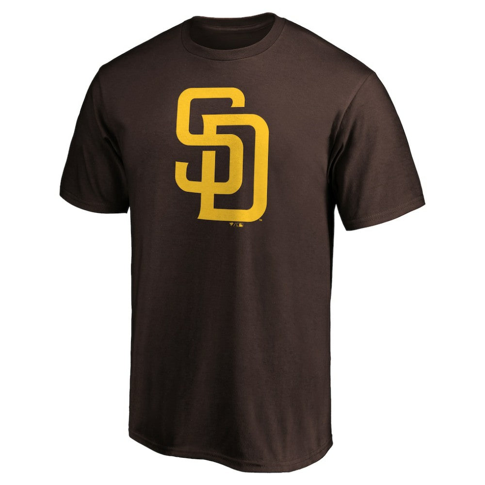 San Diego Padres Profile Big & Tall Primary Logo T-Shirt - Brown - MLB Lifestyle