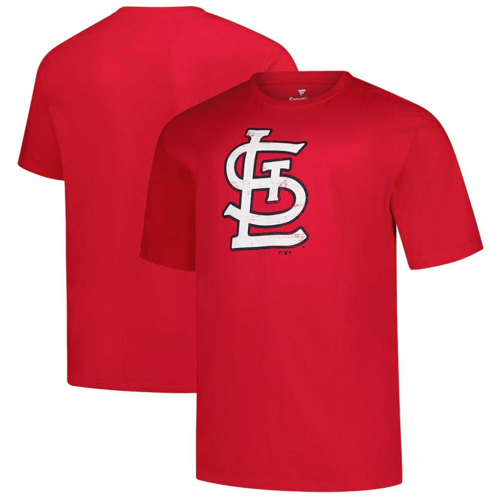 St. Louis Cardinals Profile Big & Tall Weathered Logo T-Shirt - Red - MLB Online