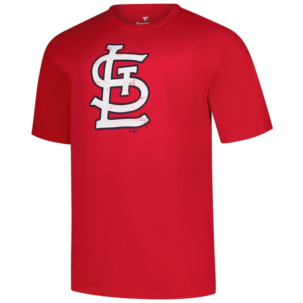 St. Louis Cardinals Profile Big & Tall Weathered Logo T-Shirt - Red - MLB Online