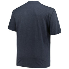 Detroit Tigers Profile Big & Tall Weathered Logo T-Shirt - Heather Navy - MLB on Sale