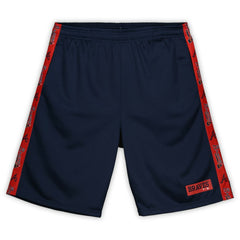 Atlanta Braves Profile Big & Tall Fleece Shorts - Navy - MLB on Sale