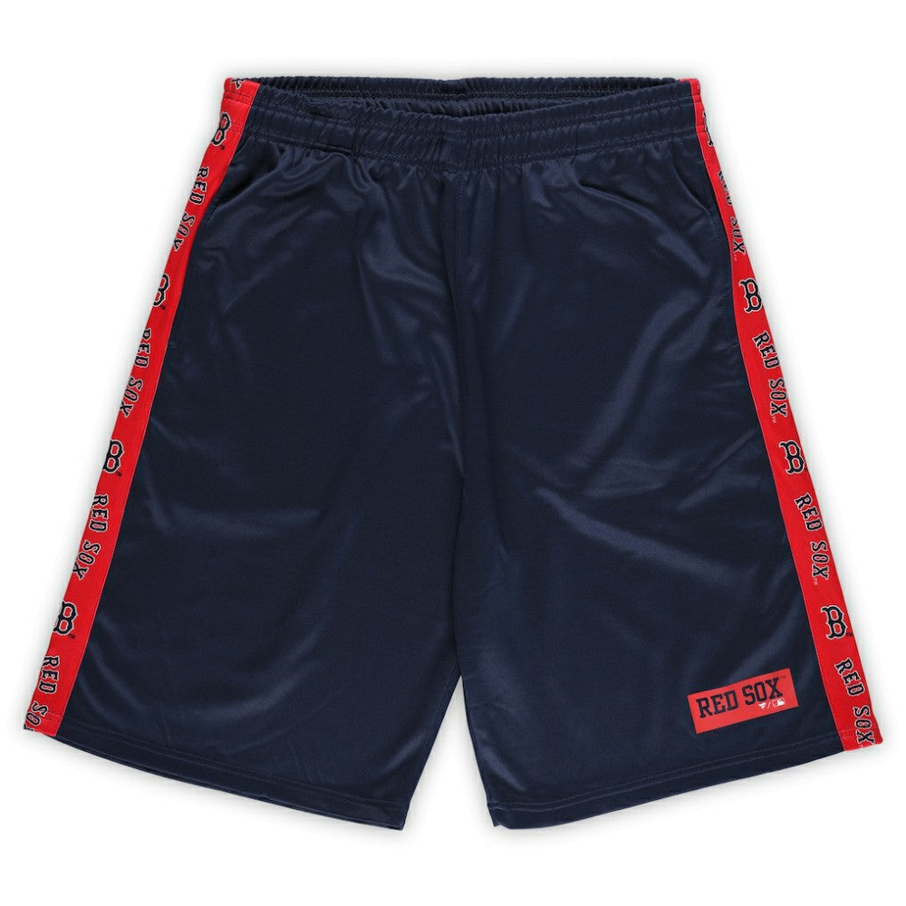 Boston Red Sox Profile Big & Tall Fleece Shorts - Navy - MLB Sale