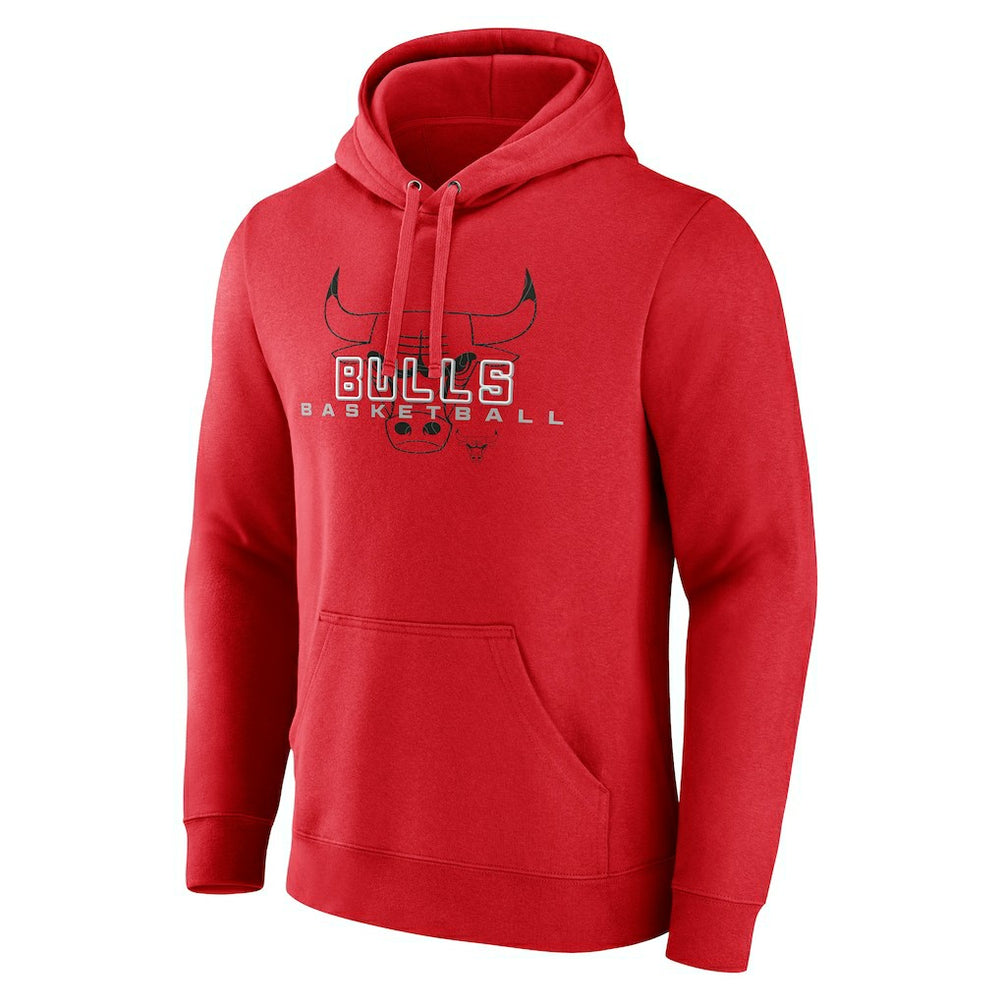 Chicago Bulls Stellar Personalized Name & Number Pullover Hoodie Red