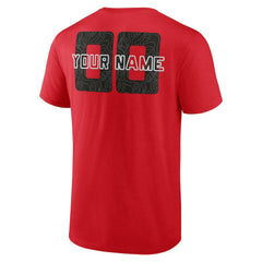 Chicago Bulls Stellar Personalized Name & Number T-Shirt Red