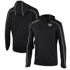 Los Angeles Kings Columbia Omni-Wick Shotgun Long Sleeve Hoodie T-Shirt - Black - NHL 200629176