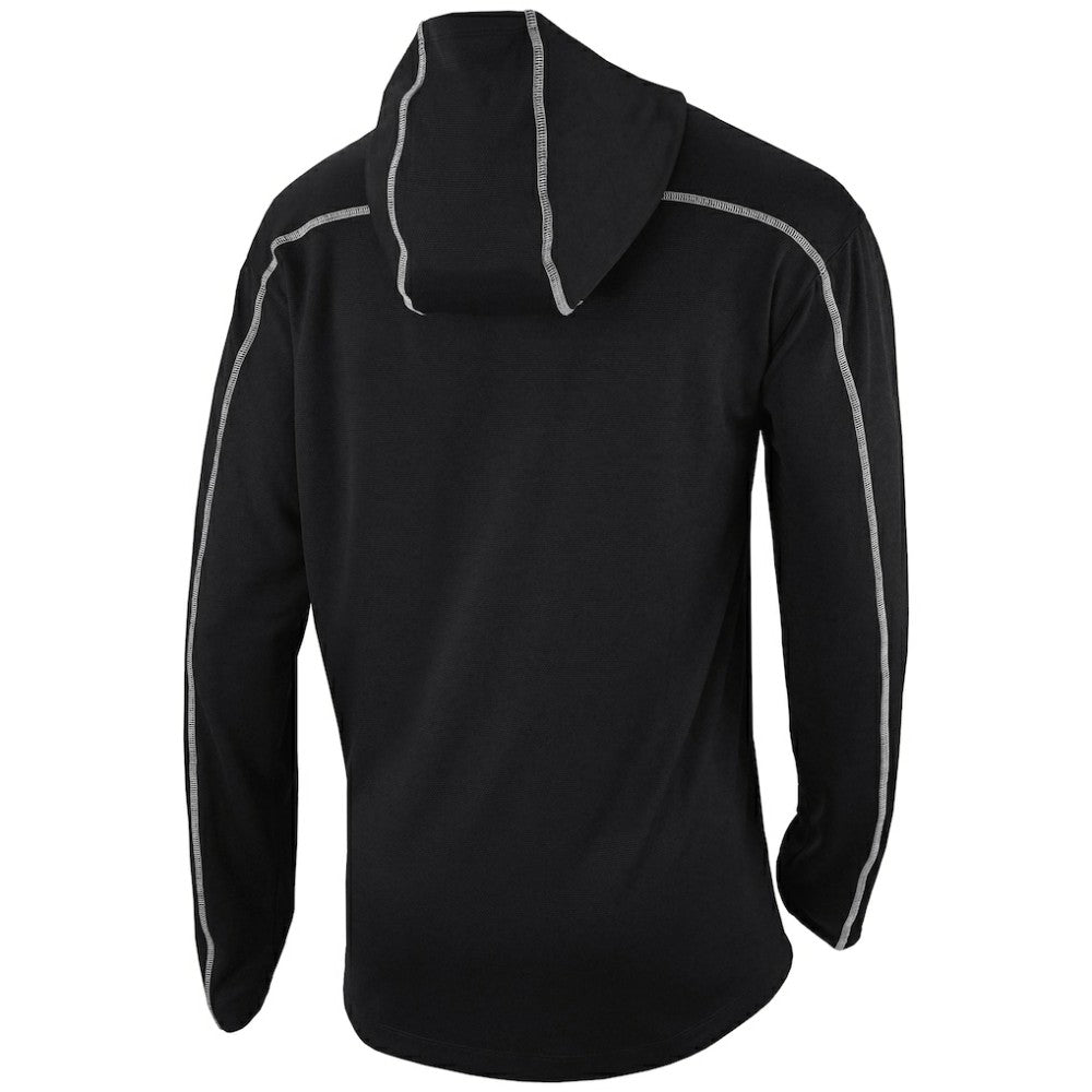 Los Angeles Kings Columbia Omni-Wick Shotgun Long Sleeve Hoodie T-Shirt - Black - NHL 200629176