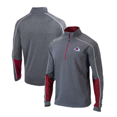 Colorado Avalanche Columbia Omni-Wick Shotgun 2.0 Quarter-Zip Pullover Top - Gray/Purple - NHL 200629196