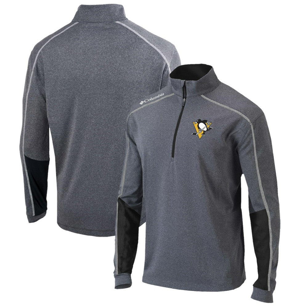 Pittsburgh Penguins Columbia Omni-Wick Shotgun 2.0 Quarter-Zip Pullover Top - Gray/Black - NHL 200629208