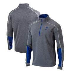 St. Louis Blues Columbia Omni-Wick Shotgun 2.0 Quarter-Zip Pullover Top - Gray/Blue - NHL 200629211
