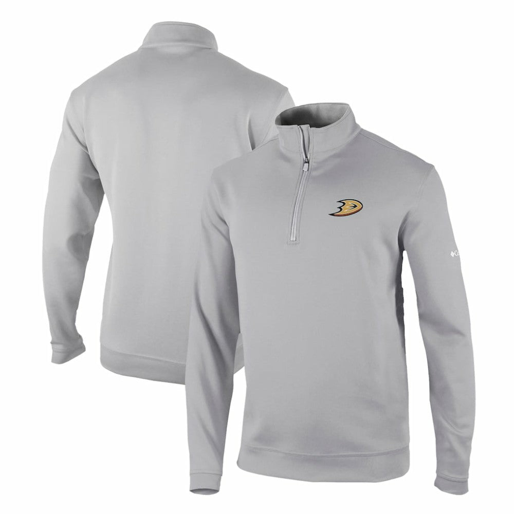 Anaheim Ducks Columbia Omni-Wick Wickhams Hills Half-Zip Pullover Top - Gray - NHL 200629215