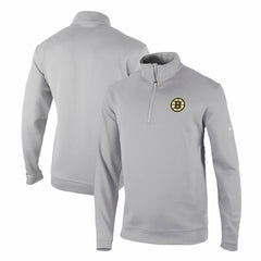 Boston Bruins Columbia Omni-Wick Wickhams Hills Half-Zip Pullover Top - Gray - NHL 200629219