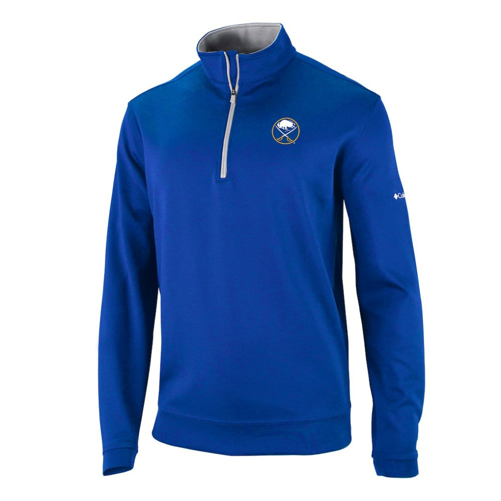 Buffalo Sabres Columbia Omni-Wick Wickhams Hills Half-Zip Pullover Top - Royal - NHL 200629222