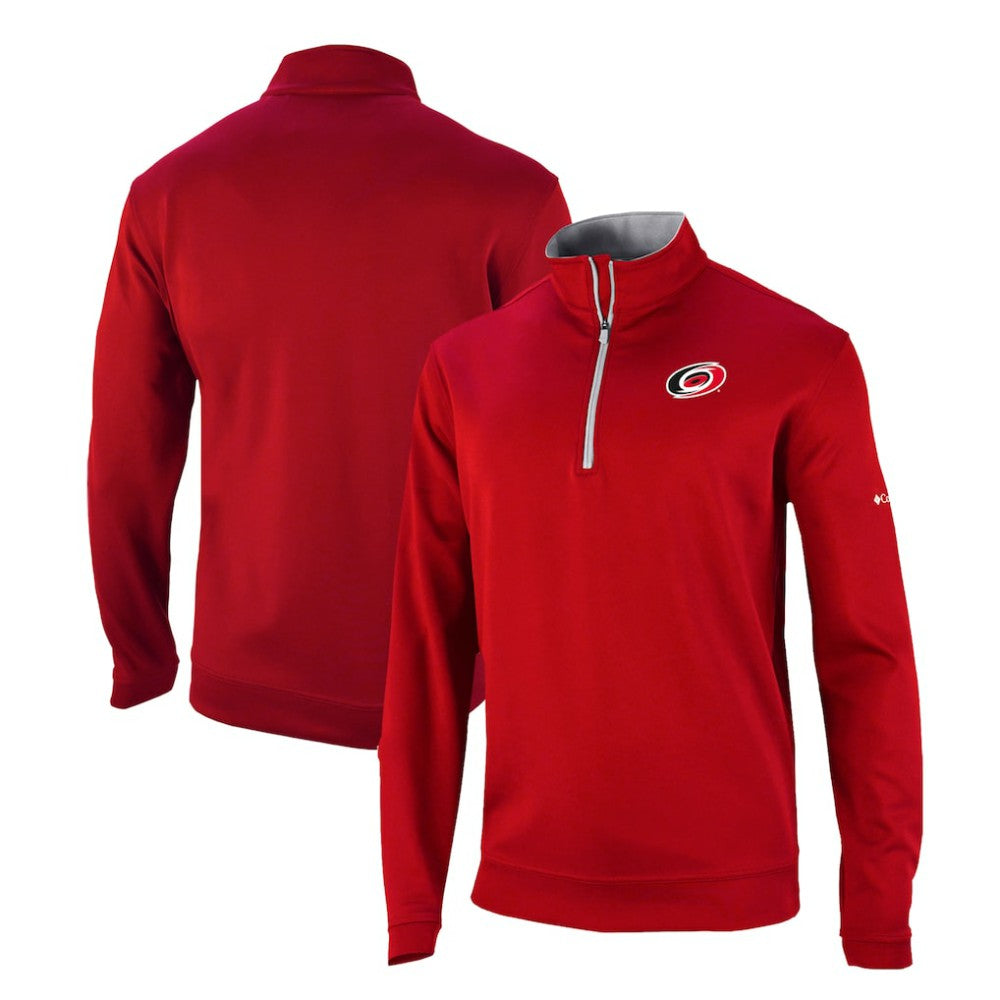 Carolina Hurricanes Columbia Omni-Wick Wickhams Hills Half-Zip Pullover Top - Red - NHL 200629223