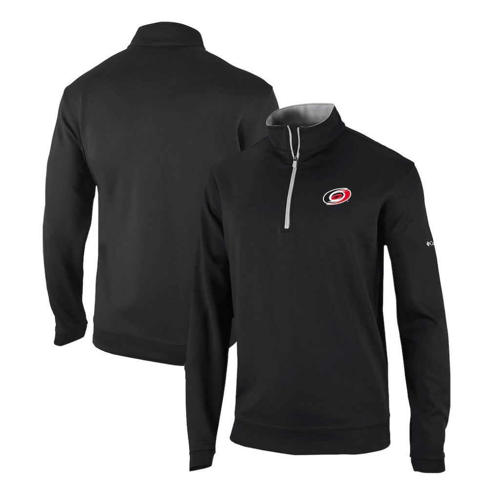 Carolina Hurricanes Columbia Omni-Wick Wickhams Hills Half-Zip Pullover Top - Black - NHL 200629224