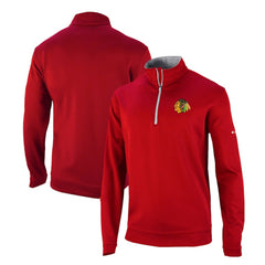 Chicago Blackhawks Columbia Omni-Wick Wickhams Hills Half-Zip Pullover Top - Red - NHL 200629225